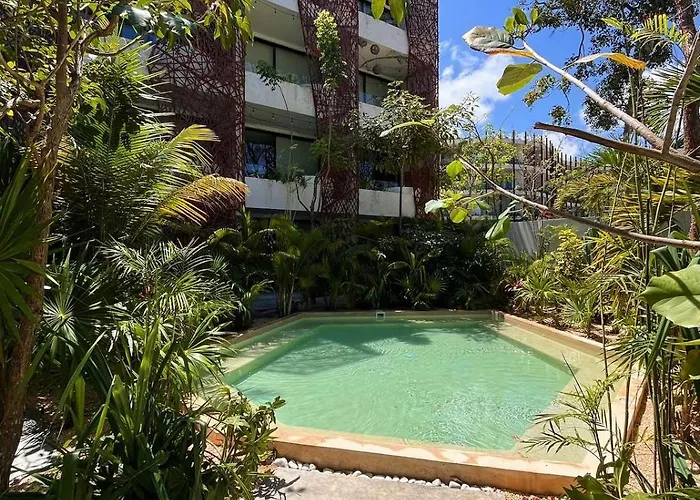Apartment Con Vista A La Piscina Tulum